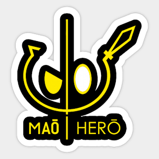 Maou | Hero Logo (Yellow) Sticker